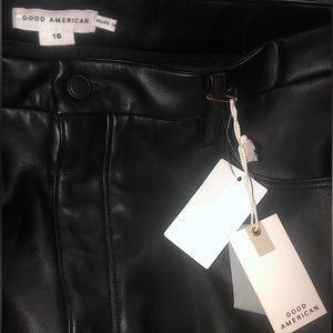 Black leather pants!! From American eagle !!